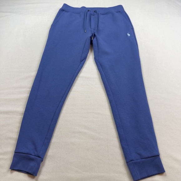 Polo Ralph Lauren Mens Blue Double-Knit Jogger Sweatpants Small 71065230821 - Picture 2 of 10